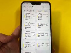 povoのデータトッピング！