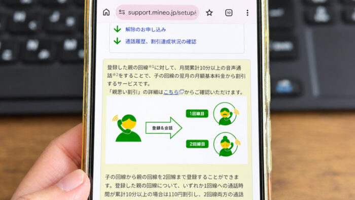 mineoの隠れ割引?